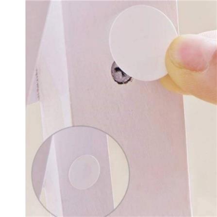 AVIO SCREW HOLE STICKER 20MM 20 PCS PVC WHITE