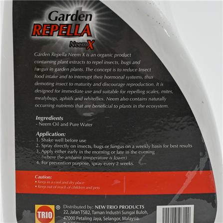 TRIO GARDEN REPELLA NEEM X TG008