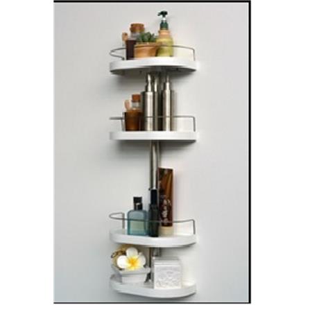 SUPER 4-TIER WALL SHELF SH-CSU-W04 WHITE (H70XW29.70XD14.80 CM)