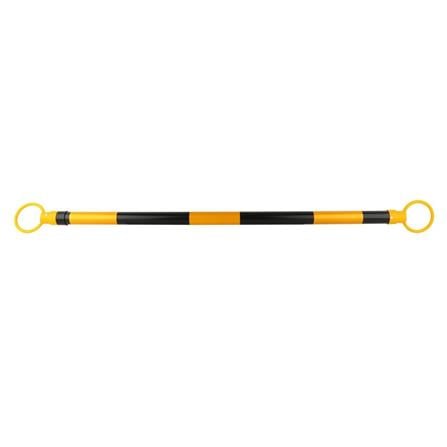 TRAFFIC BARRIER RIGHT 2M YELLOW/BLACK