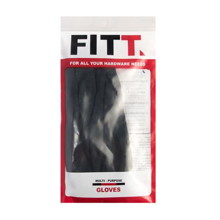 CLOTH GLOVES FITT BLACK