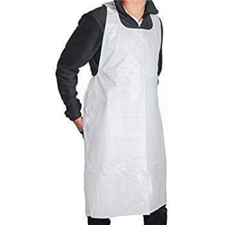 LB ECONOMIC LDPE APRON WHITE 100PCS