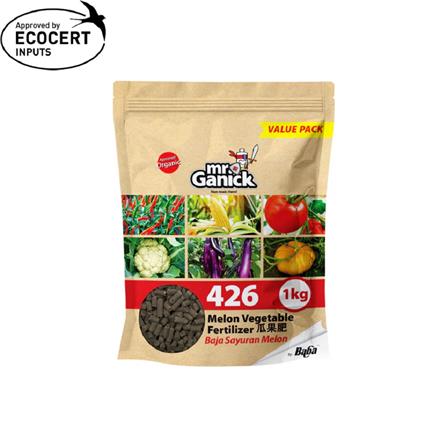 MR GANICK 426 ORGANIC MELON VEGETABLES FERTILIZER 1KG
