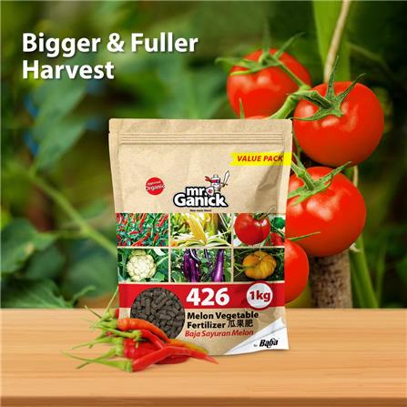 MR GANICK 426 ORGANIC MELON VEGETABLES FERTILIZER 1KG