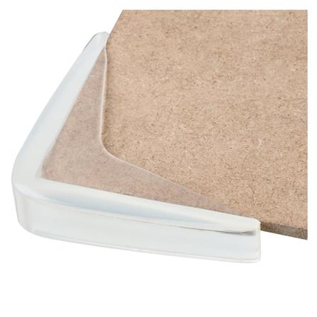 CORNER BUMPERS WITH ADHESIVE SOFT TOUCH CLEAR 4PCS