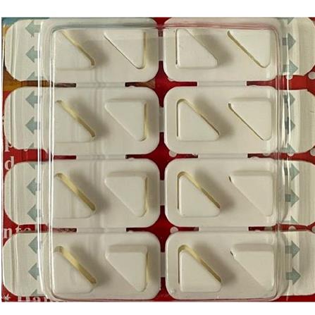 REX REMOVABLE CORD HOLDERS 1820 WHITE