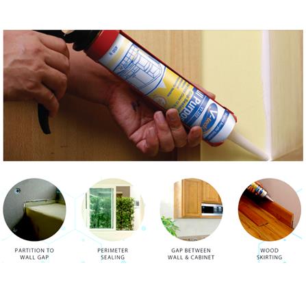 V-TECH GAP SEALANT VT-226 WHITE 400G