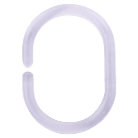 MOYA SHOWER CURTAIN HOOK ZIM HK-03 CLEAR