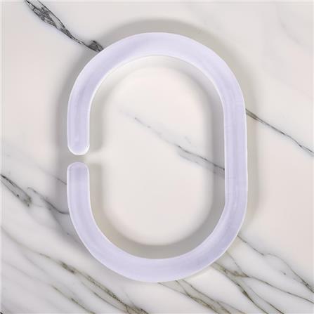 MOYA SHOWER CURTAIN HOOK ZIM HK-03 CLEAR