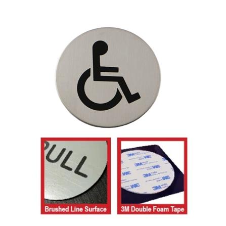 AVIO DESTINATION BOARD-HANDICAP SIGN  6.7CM