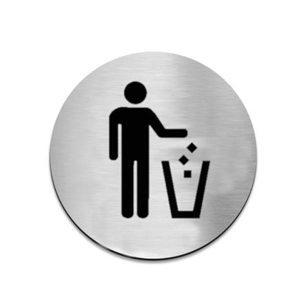 AVIO DESTINATION BOARD-TRASH SIGN 6.7CM