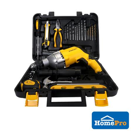 STANLEY IMPACT DRILL SET 40EA STDH7213V 720W YELLOW
