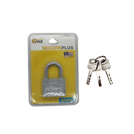 LITTLE FIZ CHROME PADLOCK SINGLE 60MM 1 EACH