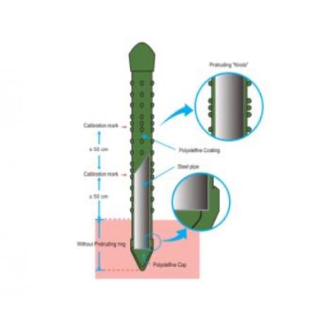 TAKIRON PLANT STAKE 11MM X 1500MM
