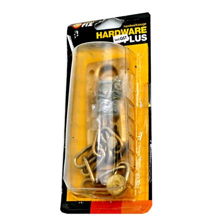 LITTLE FIZ METAL HASP & STAPLE WITH CHAIN 1 EACH