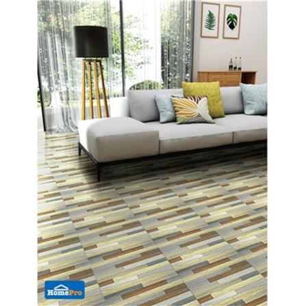 TARA FLOORTILE 40X40CM FUSE WOOD BROWN 0.96M2
