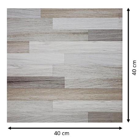 TARA FLOORTILE 40X40CM FUSE WOOD LIGHT 0.96M2