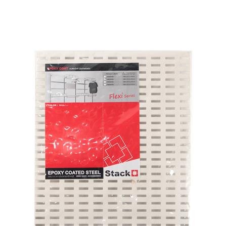 SHELF MESH PEGBOARD STCKO 80X1.5X30CM WHITE