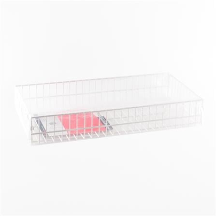 STACKO MESH SHELF 60X30X10CM WHITE