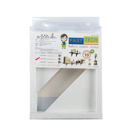 FASTTECH WOODEN BRACKET 19X20.5CM WHITE