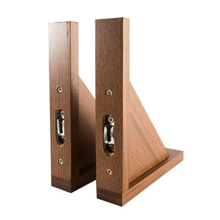 WOODEN BRACKET FASTTECH 19X20.5CM TEAK