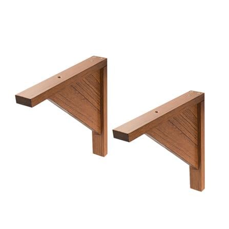 WOODEN BRACKET FASTTECH 24X25.5CM TEAK