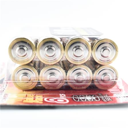 PANASONIC RED ALKALINE AA 8PCS 1.5V LR6T/8B