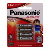 PANASONIC RED ALKALINE AAA BATTERY 4PCS 1.5V LR03T/4B