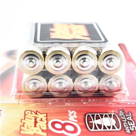 PANASONIC RED ALKALINE AAA 8PCS 1.5V LR03T/8B