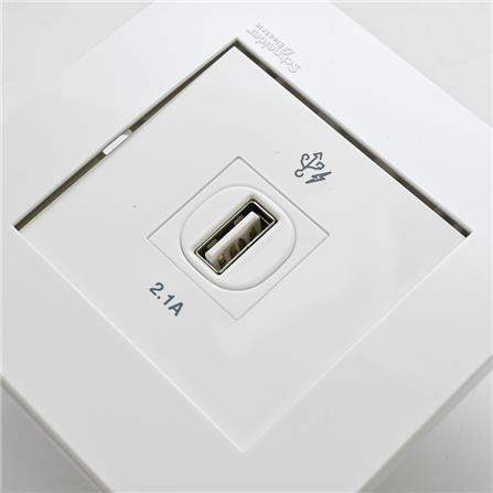 SCHNEIDER VIVACE 1 GANG 2.1A USB WHITE KB31USB_WE_G11