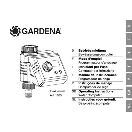 GARDENA 1883 WATER COMPUTER FLEXCONTROL