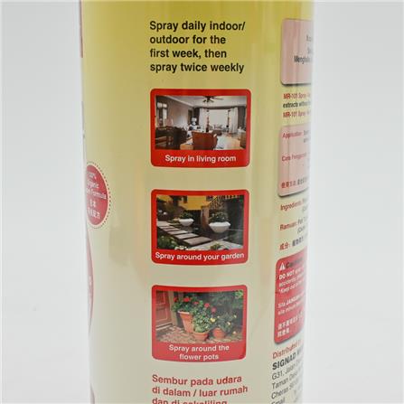 MR.101 SPRAY-AWAY ORGANIC MOSQUITO REPELLENT 1 LITRE