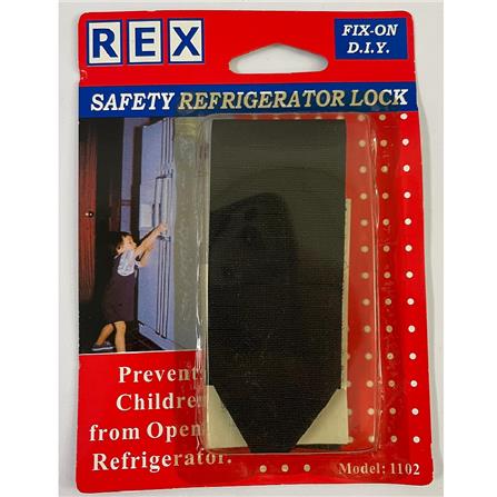 REX SAFETY REFRIGERATOR LOCK 1102 BLACK