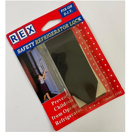 REX SAFETY REFRIGERATOR LOCK 1102 BLACK