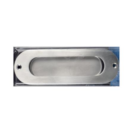 VECO CABINET FLUSH HANDLE CDR120 STAINLESS STEEL