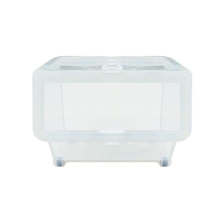STORAGE BOX WITH WHEELS STACKO HP 70552 L CLEAR