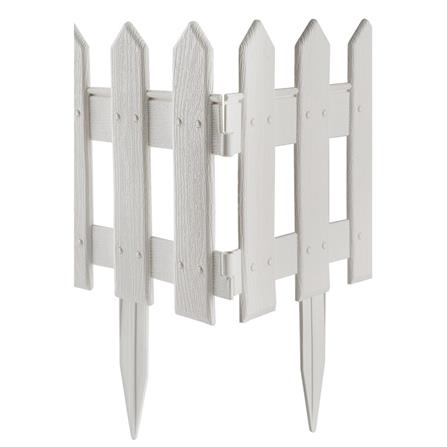 PLASTIC FENCE SPRING 102 WHITE 4EA