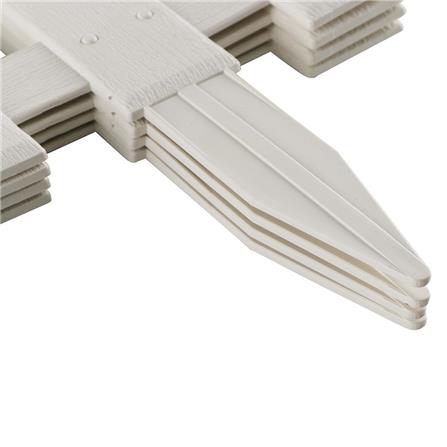 PLASTIC FENCE SPRING 102 WHITE 4EA