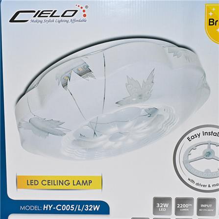 CEILING LAMP HY-C005/LED/32W/DL WH 16"