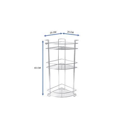 TAGPIN BATH RACK 3TIER TPCN2503 STAINLESS STEEL