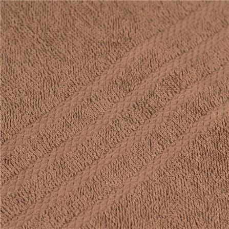 TOWEL HOME LIVING STYLE WEIR 15X32" BROWN