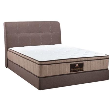 KINGKOIL BEDFRAME ONLY KING SIZE (6) CLASSIC KNIGHT BROWN
