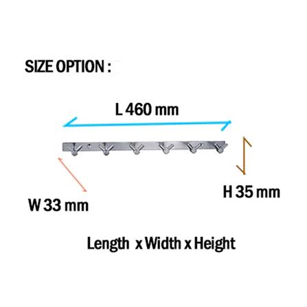 LIVINOX TOWEL HOOK LBA-Y05-SS