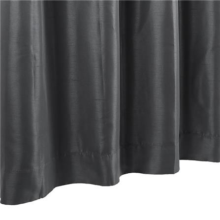 HLS CURTAIN EYELET SILKY UV 140X220CM GRAY