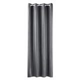 HLS CURTAIN EYELET SILKY UV 140X250CM GRAY