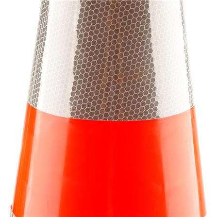 TRAFFIC CONE WITH RUBBER BASE RIGHT 70CM ORANGE
