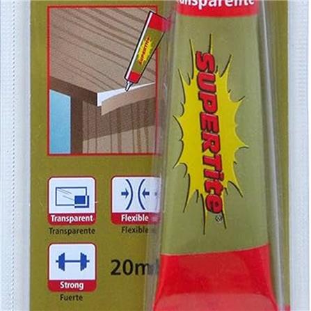 SUPERTITE TRANSPARENT CONTACT CEMENT 20ML