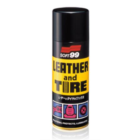 SOFT 99 LEATHER & TIRE WAX 420ML