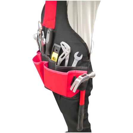 TOOL APRON MATALL HM04003 BLACK-RED