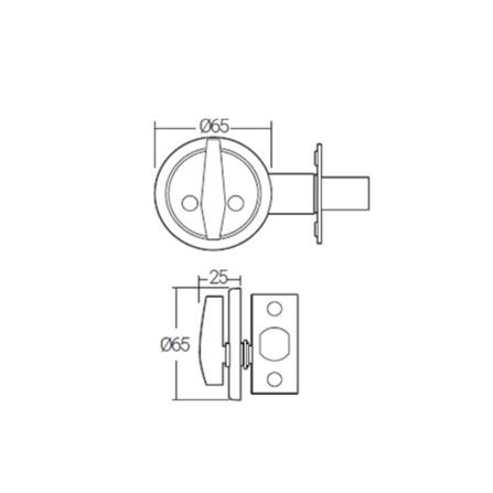 HAFELE SINGLE DEADBOLT 489.10.532 ANTIQUE COPPER